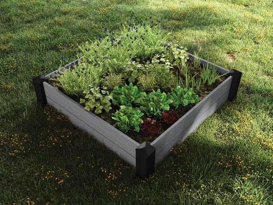 Vyvýšený záhon KETER Vista Modular Garden Bed Grey