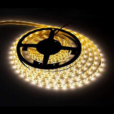 LED světelný pás s testrem, 5m, sada s 12V adaptérem, 4,8W/m, IP20, teplá bílá WM51-20T