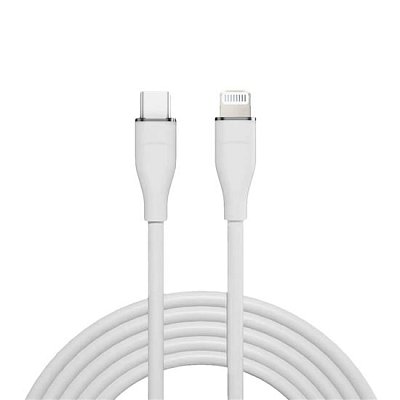 Kabel SOLIGHT SSC1901-S USB 2.0/Lightning 1m White