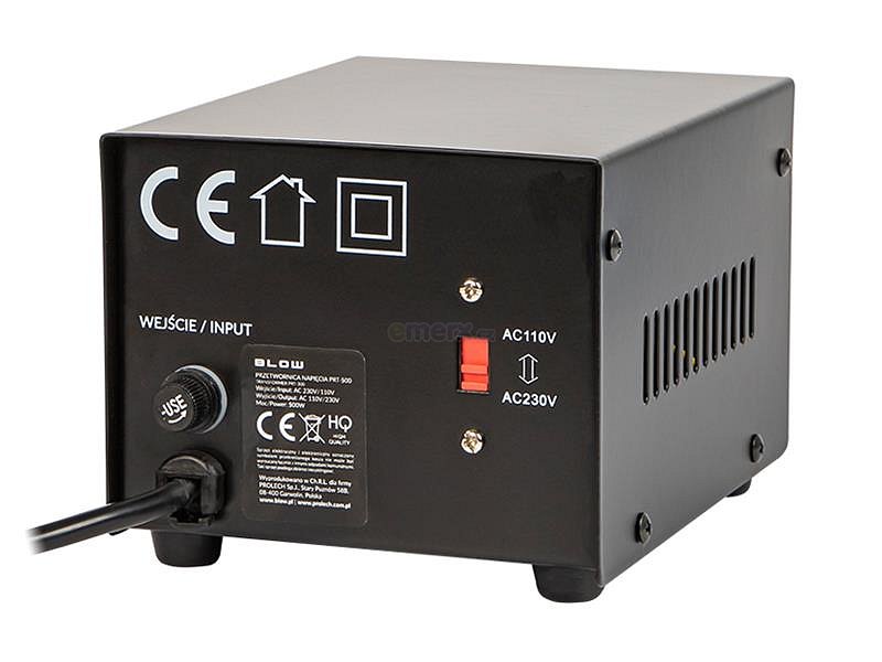 Měnič napětí BLOW PRT-100 230V/110V 100W