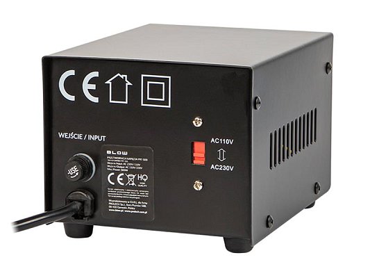 Měnič napětí BLOW PRT-100 230V/110V 100W