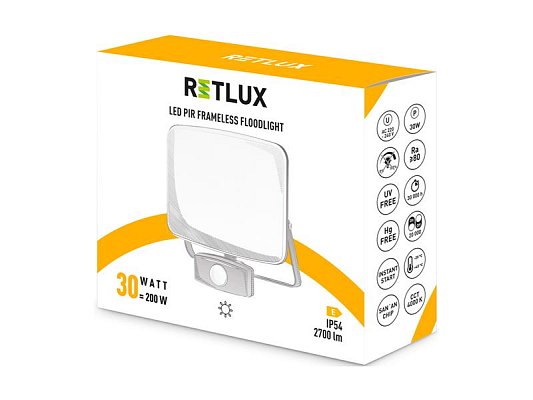 LED reflektor RETLUX RSL 256 30W PIR
