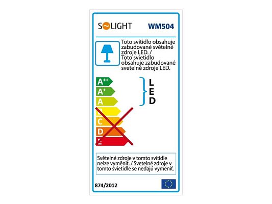 LED pásek pro TV RGB SOLIGHT WM504 RGB 2x50cm