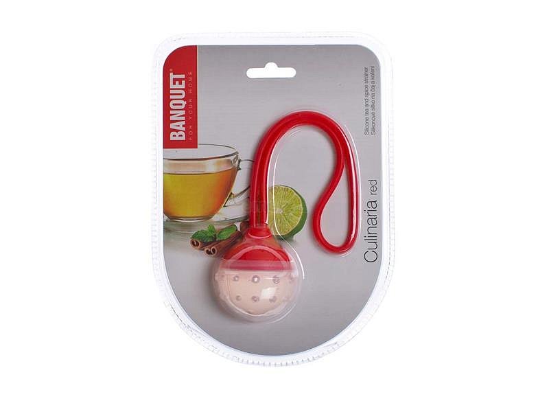 Sítko na čaj a koření BANQUET Culinaria Red