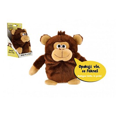 Dětská plyšová opička Tonička TEDDIES 18cm