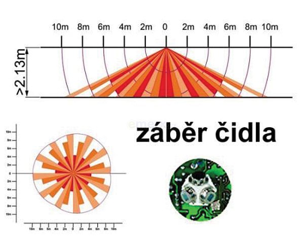 Čidlo pohybové PIR STARLUX ST06B