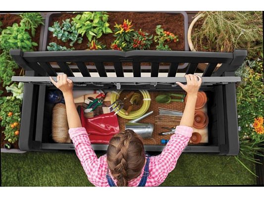Lavice zahradní KETER Eden Garden Bench 265l Grey