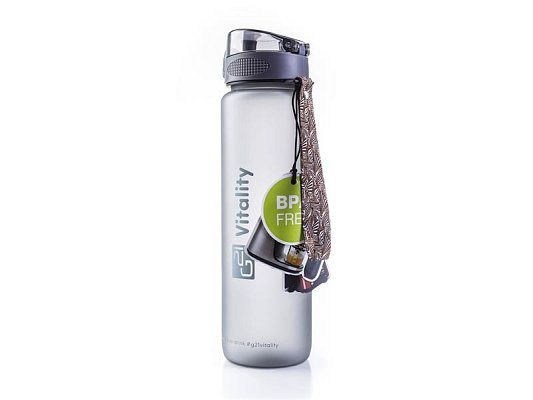 Láhev na vodu G21 1000ml Ice Grey