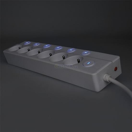 Prodlužovací kabel 6 zásuvek 3m SOLIGHT PP161
