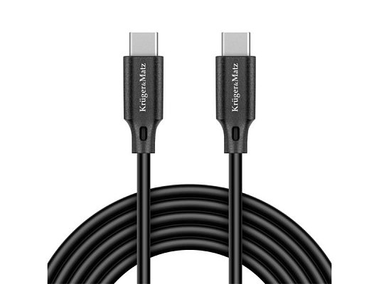 Kabel KRUGER & MATZ KM1260 Basic USB/USB-C 1m Black