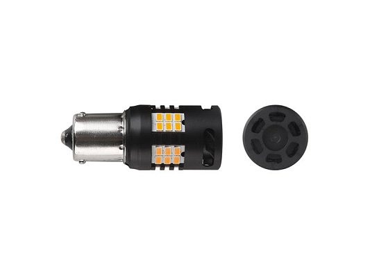 Autožárovka LED BAU15S 12V CARCLEVER 30LED 3020SMD oranžová 2ks