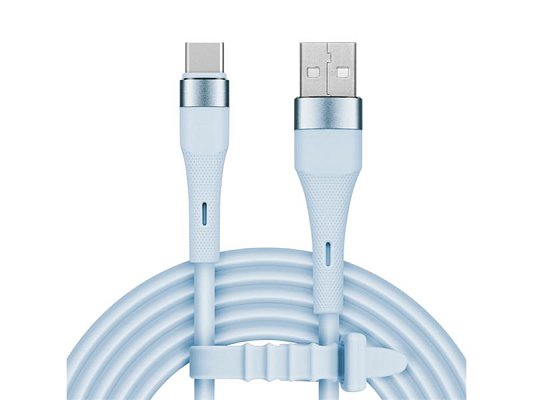 Kabel KRUGER & MATZ KM1268-1BL USB/USB-C 1m Blue