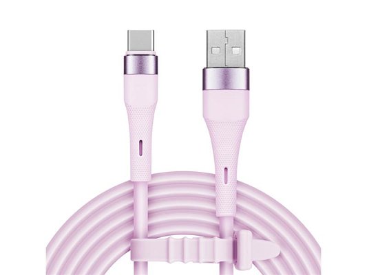 Kabel KRUGER & MATZ KM1268-1P USB/USB-C 1m Pink