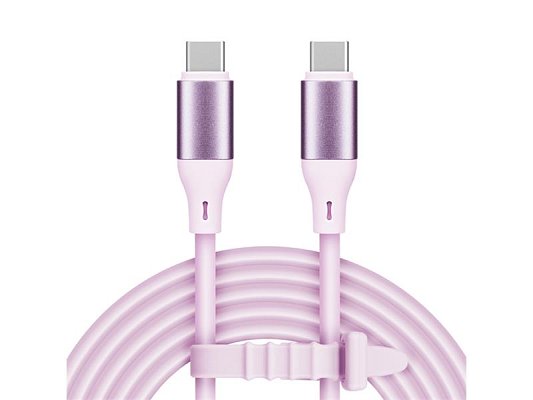 Kabel KRUGER & MATZ KM1269-1P USB-C/USB-C 1m Pink