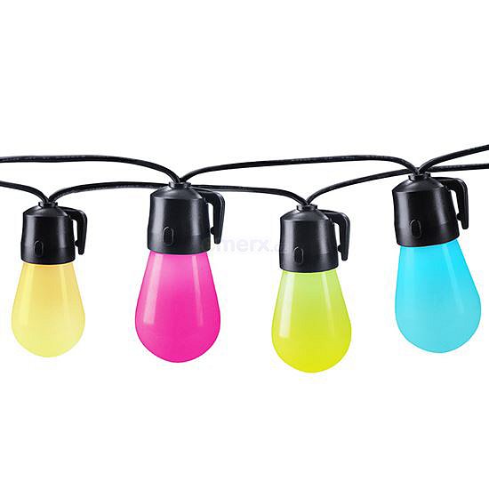 Smart venkovní řetěz SOLIGHT WO795 RGB 10W