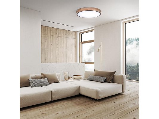 Svítidlo stropní SOLIGHT WO8005 Iron Oak 48W