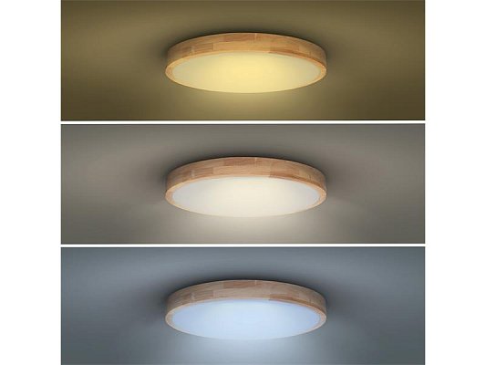 Svítidlo stropní SOLIGHT WO8009 Solid Oak 48W