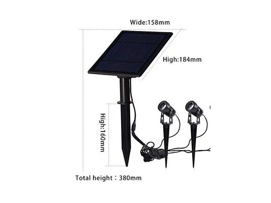 Smart svítidlo solární IMMAX NEO 07903L Reflectores WiFi Tuya
