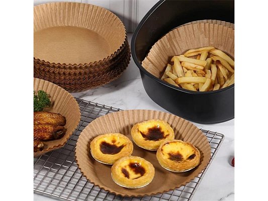 Papír na pečení BEWELLO BW1020C do fritézy 20cm 50ks