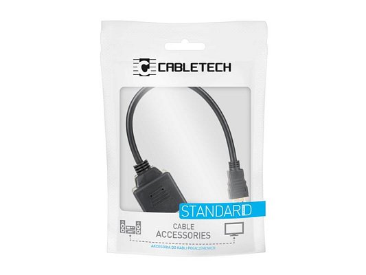 Redukce HDMI - 2x HDMI CABLETECH KOM0950 0,2m