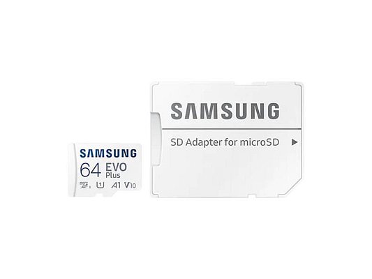 Karta paměťová SAMSUNG microSD 64GB MB-MC64SA s adaptérem