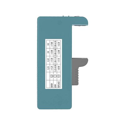 Tester baterií s LCD displejem AA, AAA, C, D, 9V, knoflíkové
