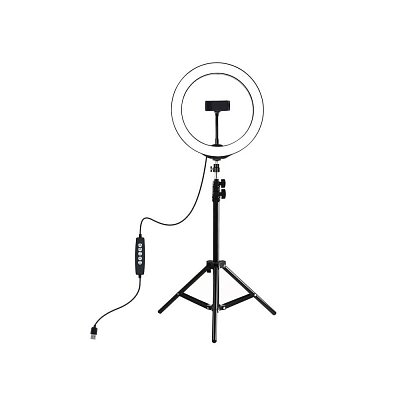 RGBW LED kroužková lampa s držákem telefonu