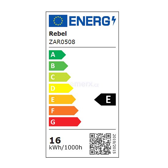 Žárovka LED E27 16W A65 REBEL bílá přírodní ZAR0508