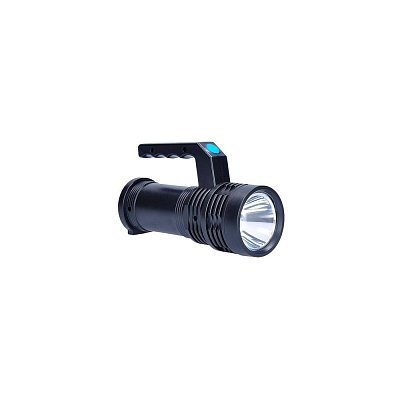 Nabíjecí LED svítilna s předním a bočním zdrojem světla, 150lm + 100lm (hlavní + boční LED), 800mAh Li-ion, USB