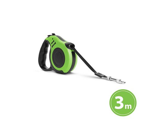 Vodítko pro psy YUMMIE 60066A 3m zelené