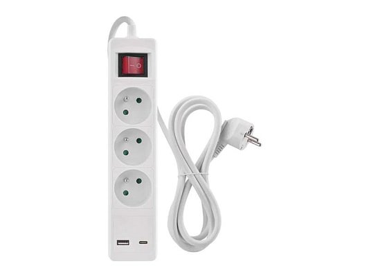 Prodlužovací přívod 3 zásuvky 2m EMOS PC1312CU