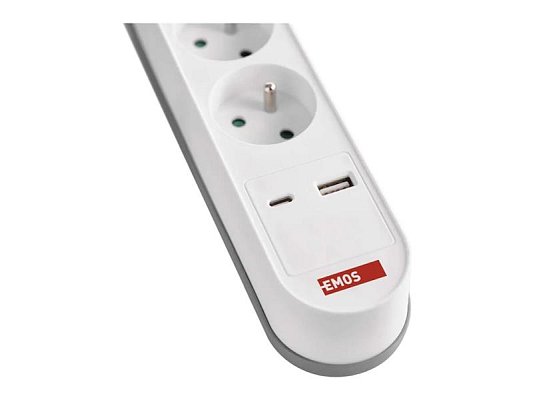 Prodlužovací přívod 3 zásuvky 2m EMOS PC1312PD