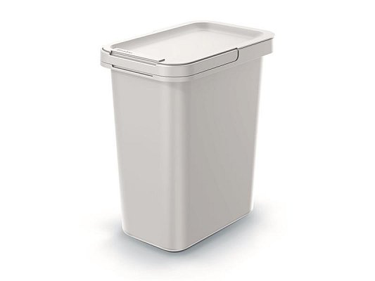 Koš odpadkový SYSTEMA popelavý 12l