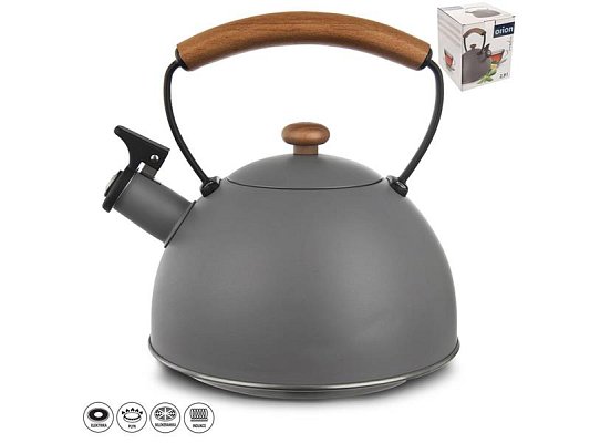 Konvice na čaj s píšťalkou ORION Wooden 2,9l