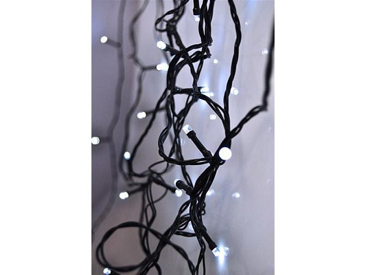 Řetěz vánoční 300 LED, 30m 1V04-W přívod 5m, IP44, bílá SOLIGHT