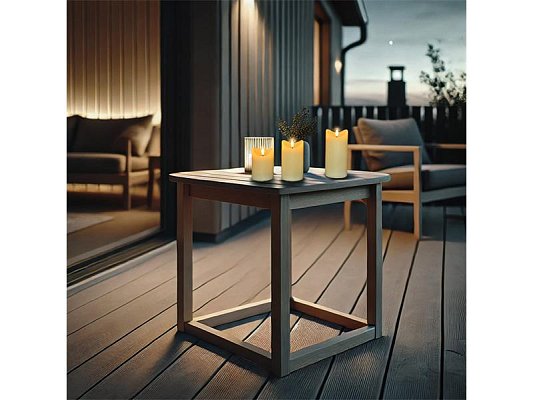 Vosková LED svíčka SOLIGHT 1V279 sada 3ks