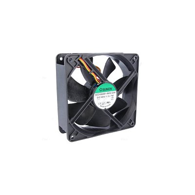 48V/203mA; 9,7W; 120x120x38mm; 3100 RPM; 48dB; kuličkové