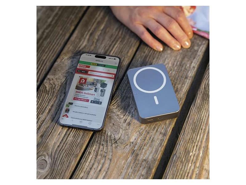 PowerBank EMOS WI 1046 10000mAh Grey