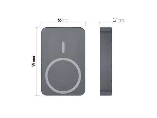 PowerBank EMOS WI 1046 10000mAh Grey