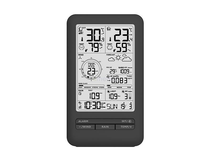 Smart meteostanice SOLIGHT TE92 Wifi Tuya