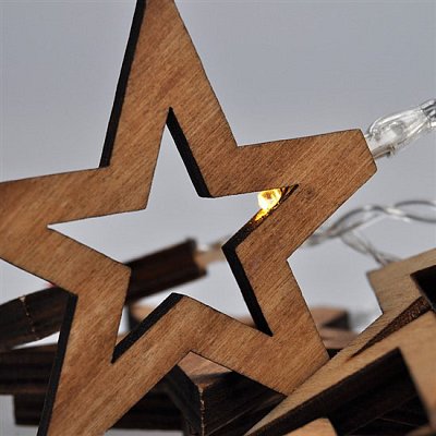 Řetěz vánoční SOLIGHT 1V205 hvězdy
