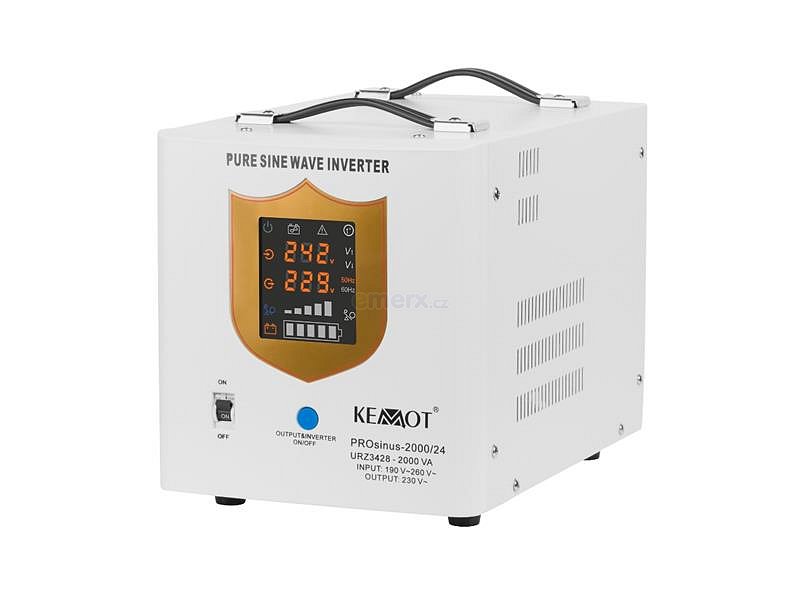 Zdroj záložní KEMOT PROsinus-2000/24 1400W 24V White