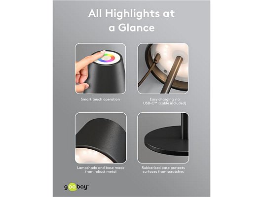 Lampa stolní GOOBAY 72025