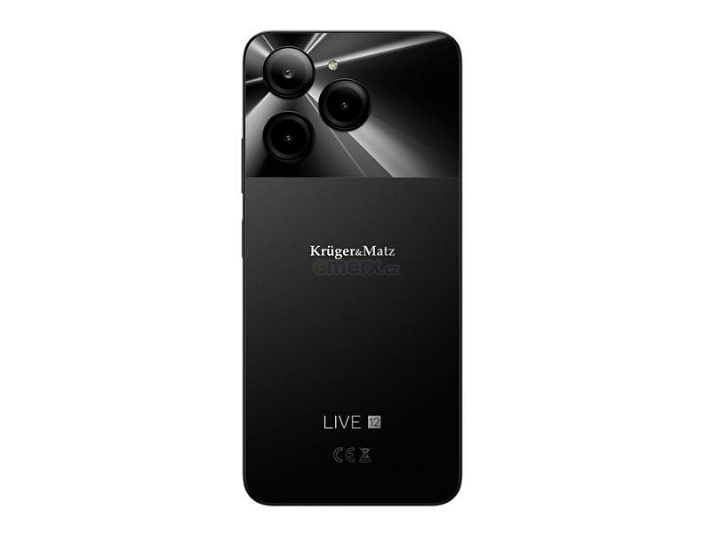 Telefon KRUGER & MATZ Live 12 Black KM05005-B