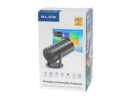 Projektor BLOW AndroidTV HD Cinema Black