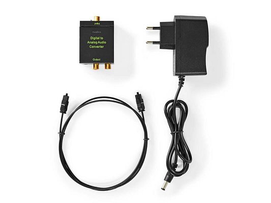 Převodník 2x Cinch/Toslink NEDIS ACON2510BK