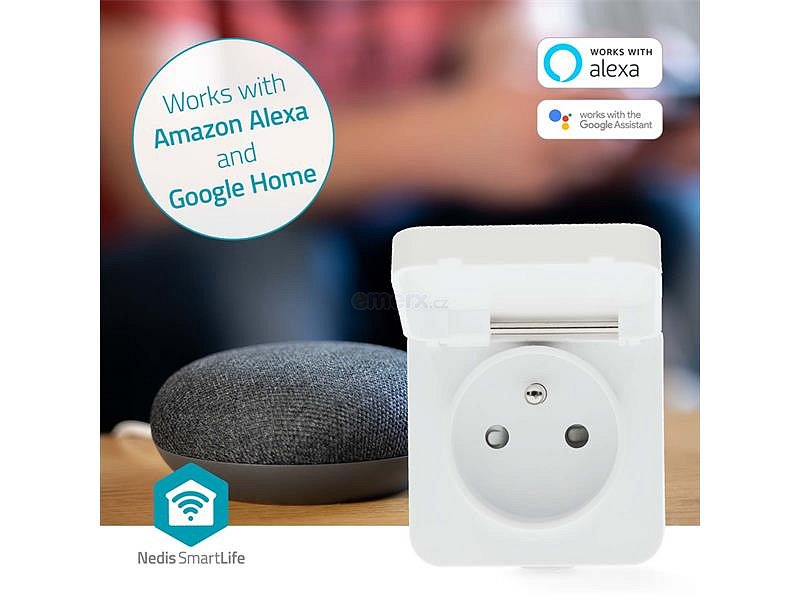 Smart zásuvka NEDIS WIFIPO130EWT WiFi Tuya
