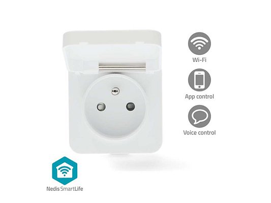 Smart zásuvka NEDIS WIFIPO130EWT WiFi Tuya
