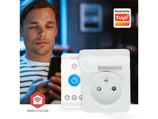 Smart zásuvka NEDIS ZBPO130EWT ZigBee Tuya