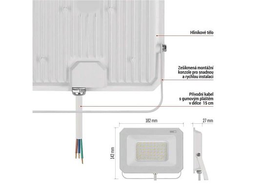 LED reflektor EMOS ZS2243W Simpo 50W